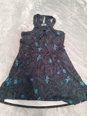 Greyson Women’s Golf Dress Large Floral Performance Dress w/ Shorts Athletic